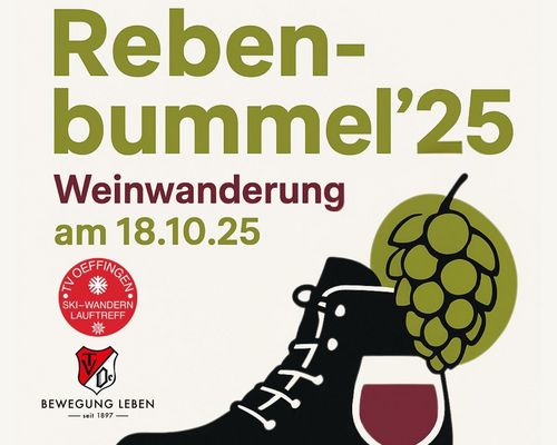 Rebenbummel mit Freunden